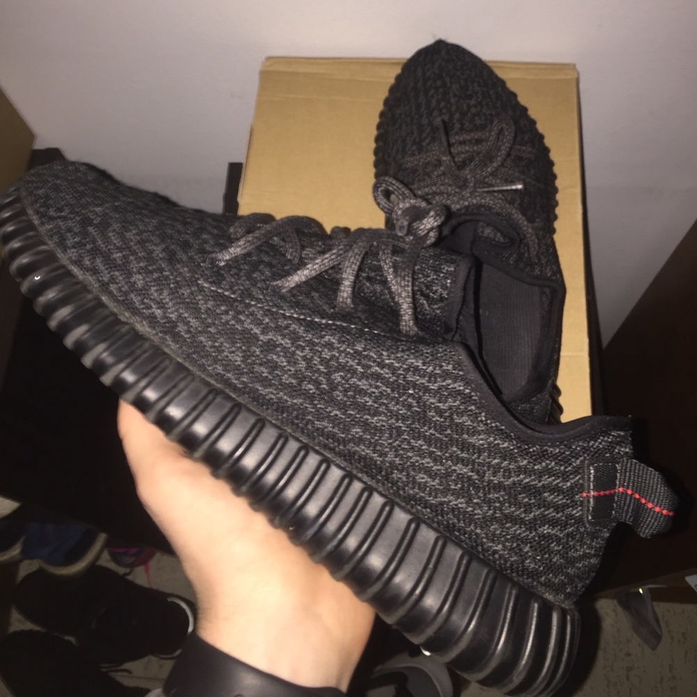 2015 Adidas Yeezy 350 Boost Pirate Blacks